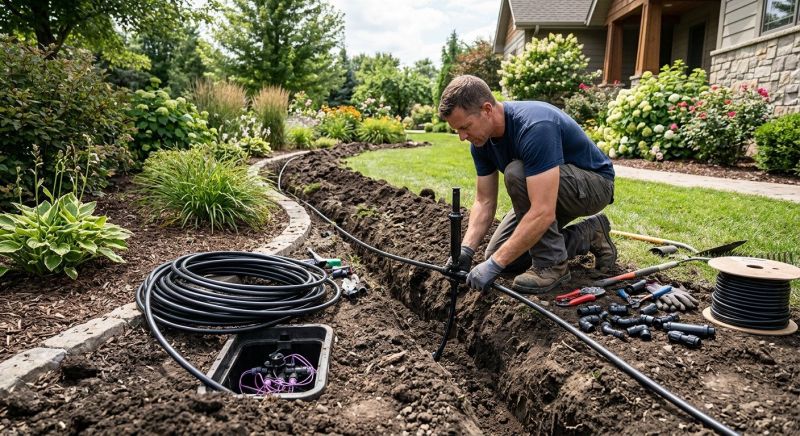Garden Irrigation Installation in Aiken, SC
