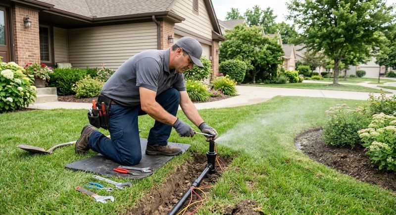Grass Sprinkler Installation in Aiken, SC