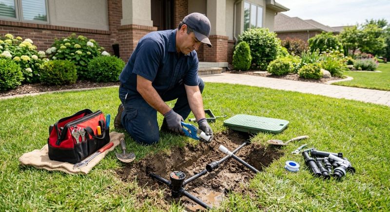 Sprinkler Line Repair in Ventura County, CA