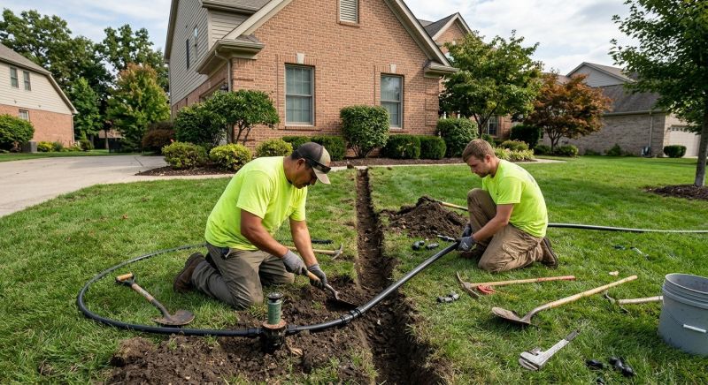 Sprinkler System Relocation in Aiken, SC